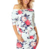 13-49 Sporty dress - colored large flowers-1
