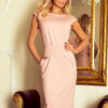 144-6 Dress midi SARA - pastel pink-1