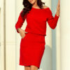 189-4 Sports dress with neckline at the back - red-1