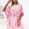287-30 SOFIA Butterfly dress - pastel pink-1